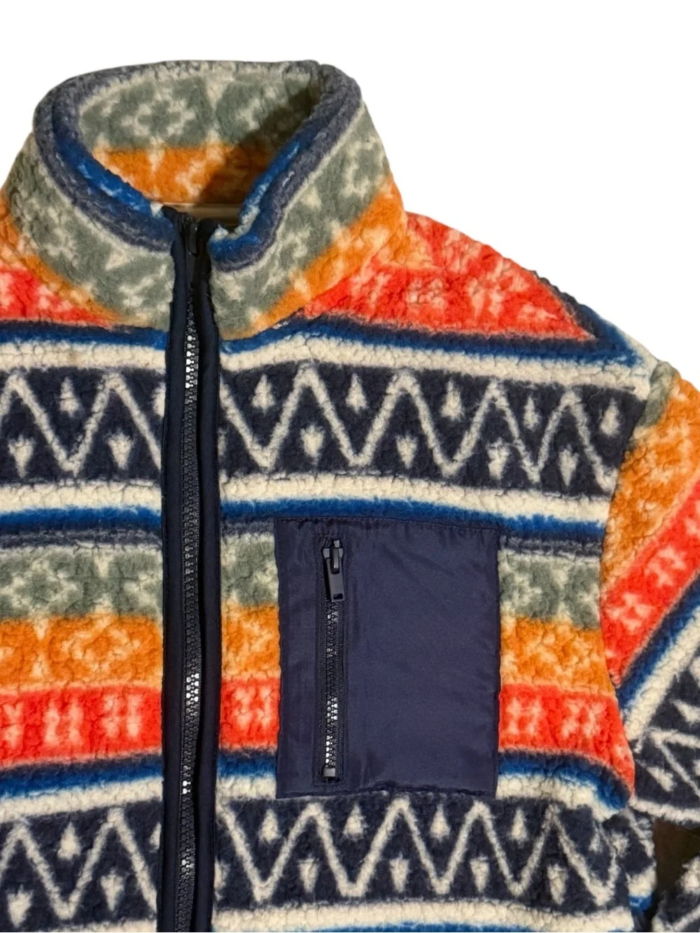 Kid’s Old Navy Sherpa Zip Up Jacket Latge 10/12
